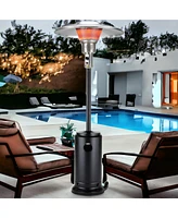 Cylindrical Pole 40000 Btu Propane Patio Heater for Decks and Patios
