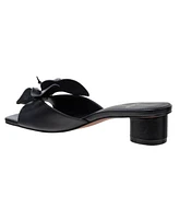 Idalia | Flower Embellished Nappa Leather Slides