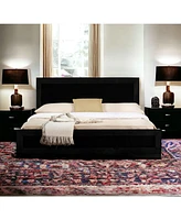 Bed Frame Solid and Manufactured Wood – Durable Construction