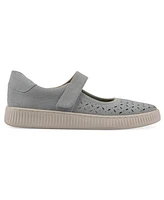 White Mountain Women's Doubles Mary Jane Sneakers