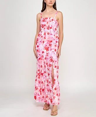 Bcx Juniors' Emma Strappy Empire-Waist Fit & Flare Dress