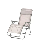 Durable Steel Zero Gravity Chair for Patio Poolside and Garden