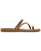 Crocs Women's Miami Metallic Toe Loop Sandals from Finish Line