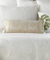 Levtex Palmira Side Tassels Decorative Pillow, 12" x 24"