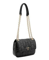 Nine West Rue Chain Convertible Flap Crossbody Bag
