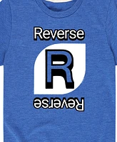 Hybrid Toddler Boys Uno Reverse Graphic T-Shirt