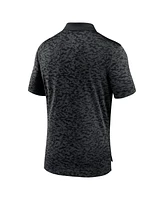 Nike Men's Black New York Giants Pique Fashion Performance Polo Shirt