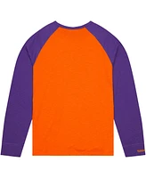 Mitchell & Ness Men's Orange Clemson Tigers Legendary Slub Raglan Long Sleeve T-Shirt