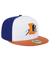 New Era Men's White/Orange Durham Bulls Authentic Collection 59FIFTY Hat