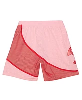 Mitchell & Ness Men's Red Atlanta Hawks 1986-87 Hardwood Classics Space Knit Swingman Shorts