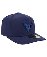 New Era Men's Navy Houston Texans Color Pack A-Frame 59FIFTY Fitted Hat
