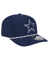 New Era Men's Navy Dallas Cowboys Gameday Multi Rope 9SEVENTY Stretch-Snap Hat