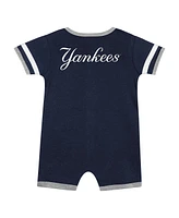 Outerstuff Newborn Navy New York Yankees Double Hit Coveralls