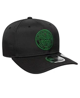 New Era Men's Black Celtic Core 9SEVENTY Stretch-Snap Hat