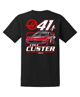 Stewart-Haas Racing Team Collection Men's Black Cole Custer Haas 41 Car T-Shirt