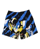 Lids Men's Black Wolverine Comic Big Print Mesh Shorts