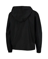 Champion Big Boys and Girls Black Ohio State Buckeyes Pack Go Quarter-Zip Windbreaker Jacket