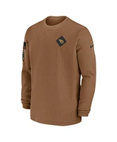 Nike Men's Brown Tennessee Titans Salute to Service Pullover Sweatshirt
