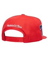 Mitchell & Ness Men's Red Philadelphia Phillies Double Up Snapback Hat