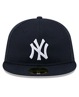 New Era Men's Navy York Yankees 2025 Jackie Robinson Day Retro crown 59FIFTY Unstructured Hat