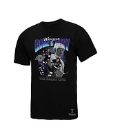 Mitchell & Ness Men's Wayne Gretzky Black Los Angeles Kings Player Collage T-Shirt