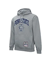 Mitchell & Ness Men's Heather Gray Penn State Nittany Lions Classic Arch Pullover Hoodie