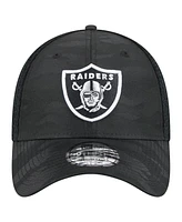 New Era Men's Black Las Vegas Raiders Active Camo 39THIRTY Flex Hat
