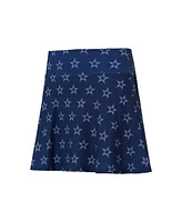 Concepts Sport Women's Navy Dallas Cowboys Record Allover Print Knit Sleep Skort