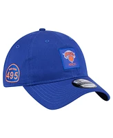 New Era Men's New York Knicks New Era Blue Victory Grove Patch 9TWENTY Adjustable Hat
