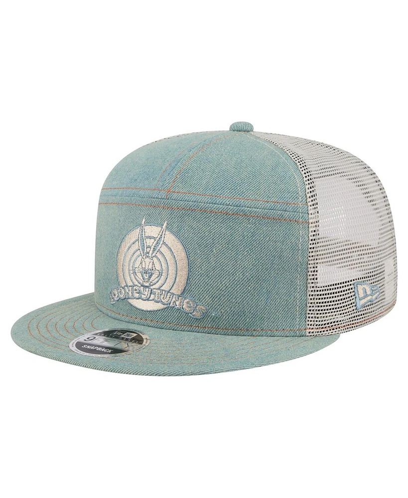 New Era Men's Bugs Bunny Denim Looney Tunes Denim 9FIFTY Snapback Hat