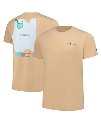 Breezy Golf Men's Gold The Players Just an Easy Par 3 T-Shirt