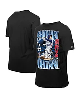 New Era Men's Black Shohei Ohtani Los Angeles Dodgers Mvp T-Shirt
