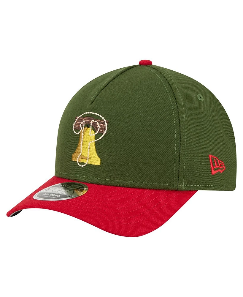 New Era Men's Dark Green Philadelphia Phillies City Feature 9FORTY A-Frame Adjustable Hat