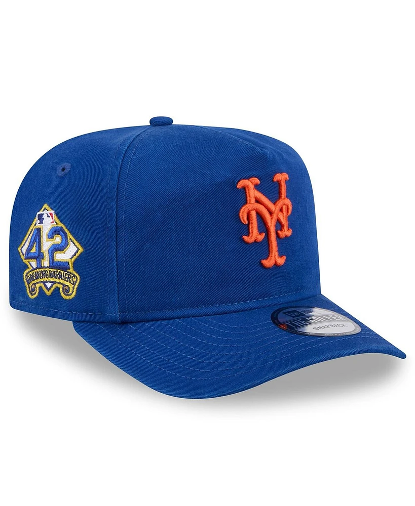 New Era Men's Royal New York Mets 2025 Jackie Robinson Day Golfer Adjustable Hat