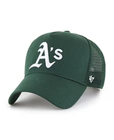'47 Brand Men's Green Athletics Ballpark Offside Adjustable Trucker Hat
