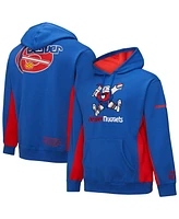 Mitchell & Ness Men's Royal Denver Nuggets Hardwood Classics Team Origins Fleece Pullover Hoodie
