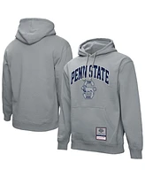 Mitchell & Ness Men's Heather Gray Penn State Nittany Lions Classic Arch Pullover Hoodie