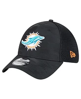 New Era Men's Black Miami Dolphins Active Camo 39THIRTY Flex Hat