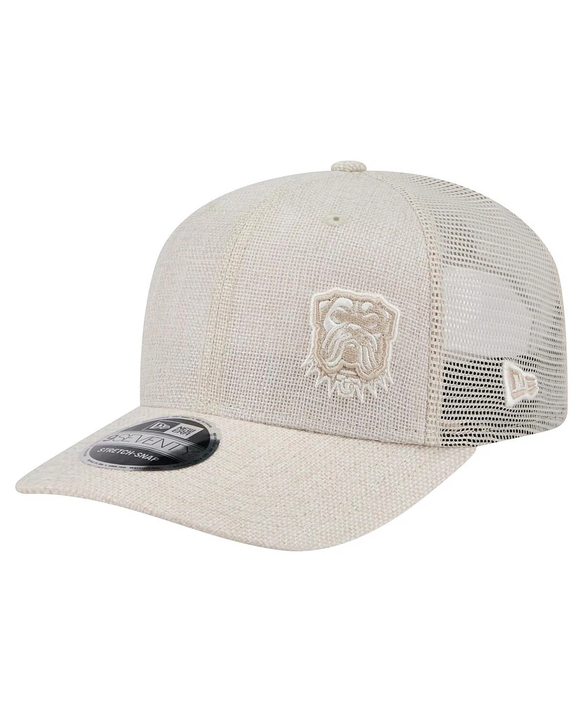 New Era Men's Natural Cleveland Browns Flawless 9SEVENTY Stretch-Snap Hat