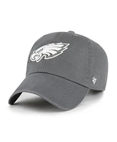 '47 Brand Women's Gray Philadelphia Eagles Bright Side Clean Up Adjustable Hat