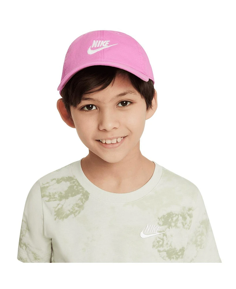Nike Big Boys and Girls Pink Futura Wash Club Adjustable Hat