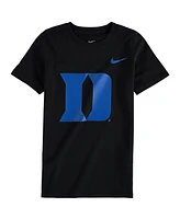 Nike Preschool Black Duke Blue Devils Logo T-Shirt
