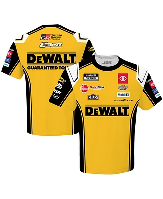 Joe Gibbs Racing Team Collection Men's Yellow Christopher Bell DeWalt Uniform T-Shirt