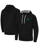 Antigua Men's Black Buffalo Bills St. Patrick's Day Victory Pullover Hoodie