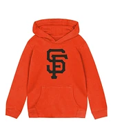 Outerstuff Toddler Orange San Francisco Giants Primary Logo Fleece Pullover Hoodie