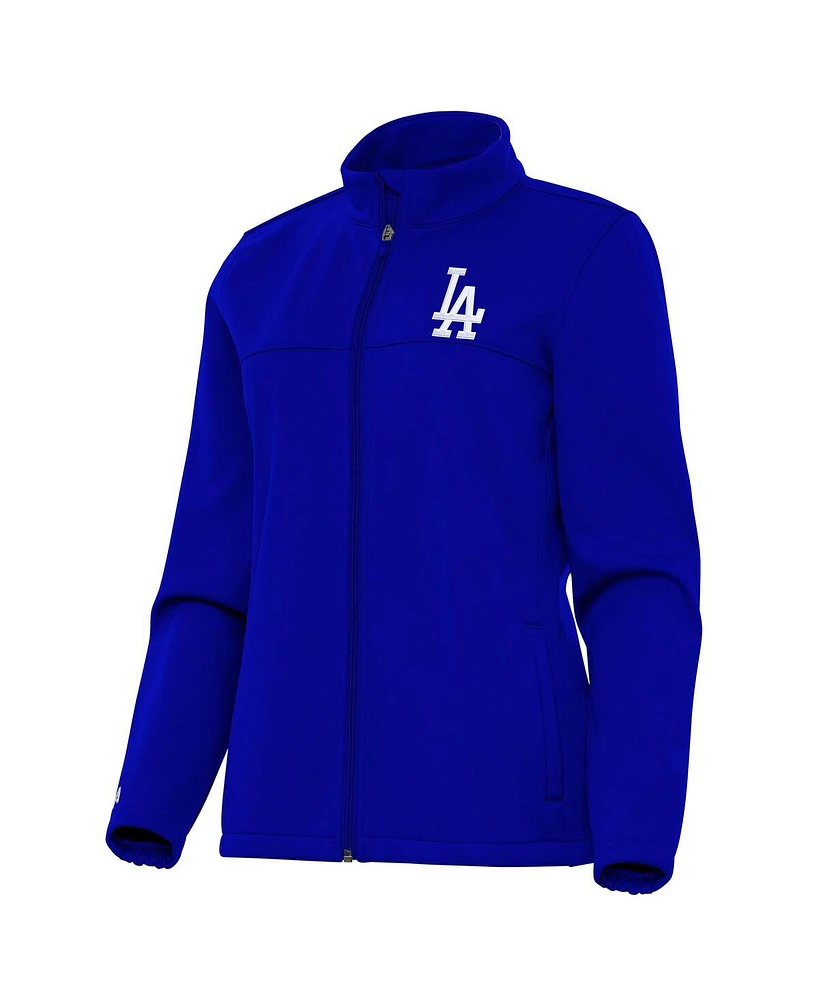 Antigua Women's Royal Los Angeles Dodgers Links 2 Golf Full-Zip Jacket