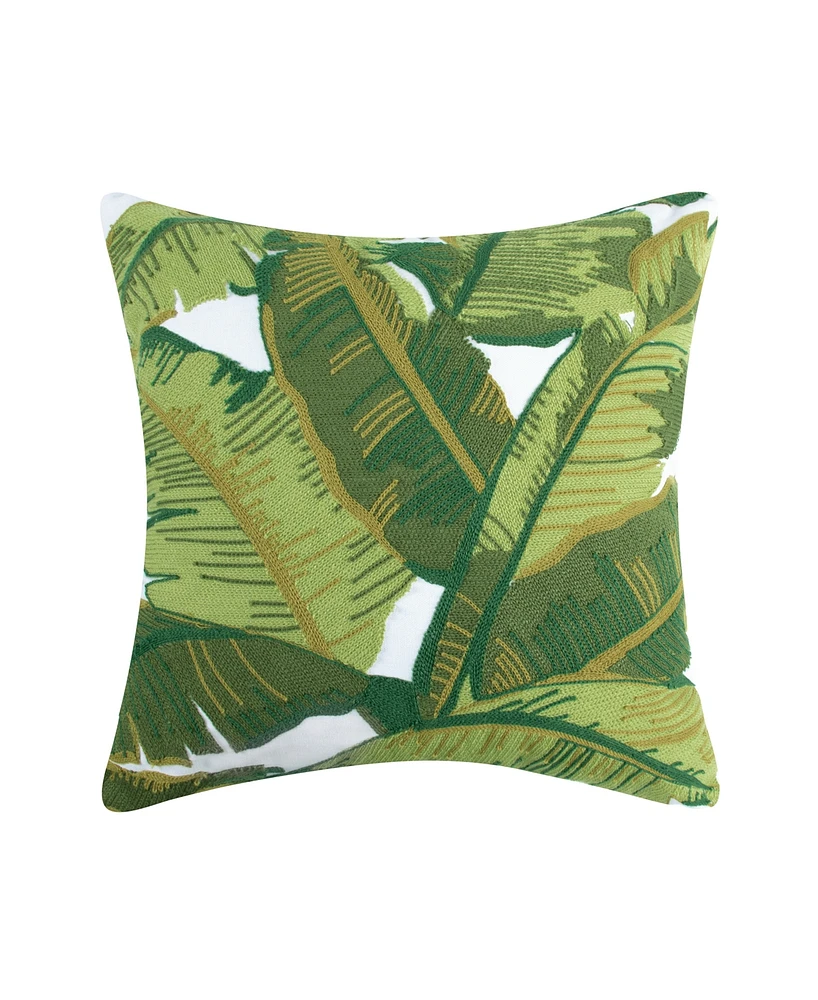 Levtex Hummingbird Grove Crewel Stitch Decorative Pillow, 18" x 18"