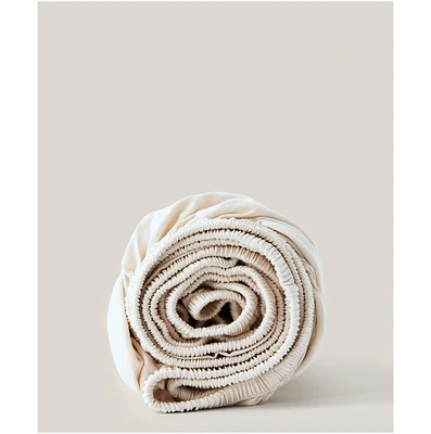 Cotton Room Service Sateen Fitted Sheet - Twin