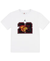 Jordan Big Boys Customized Air Flame Graphic T-Shirt