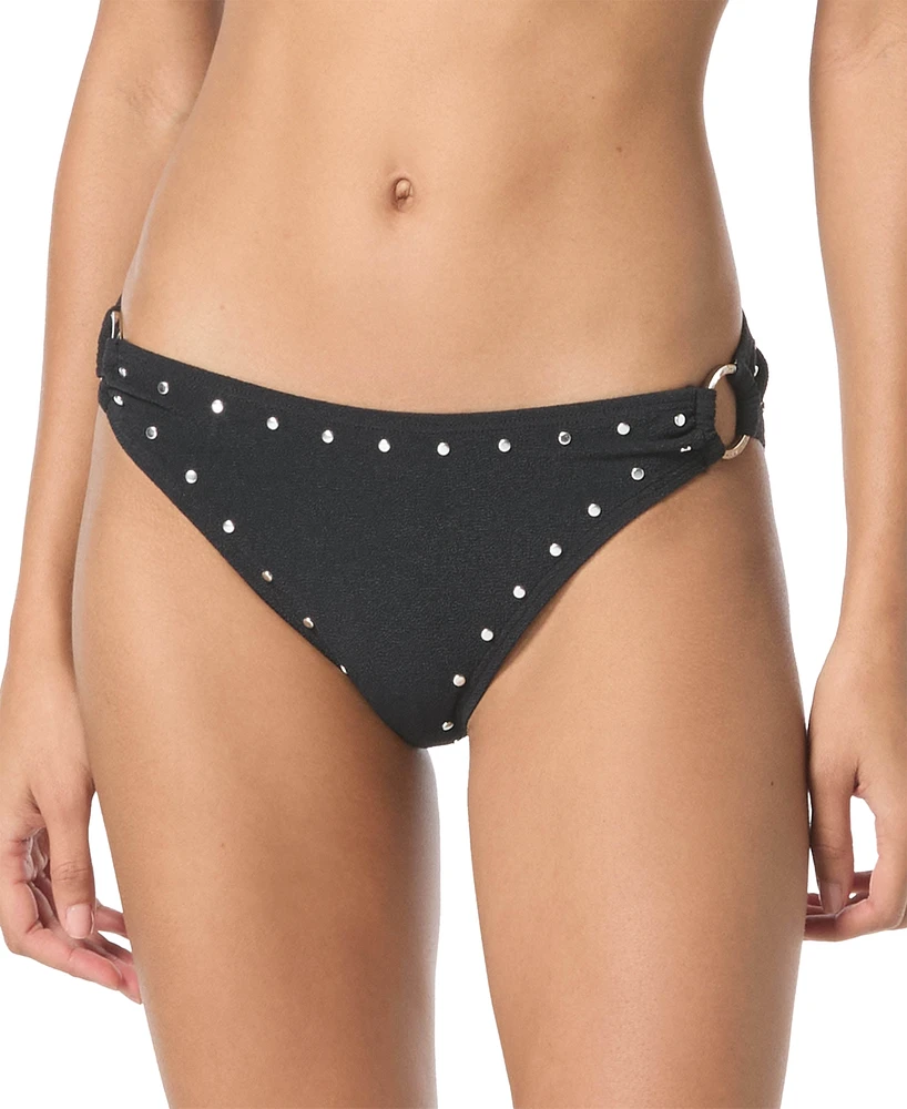 Michael Kors Women's Crepe Side-Ring Studded Bottoms